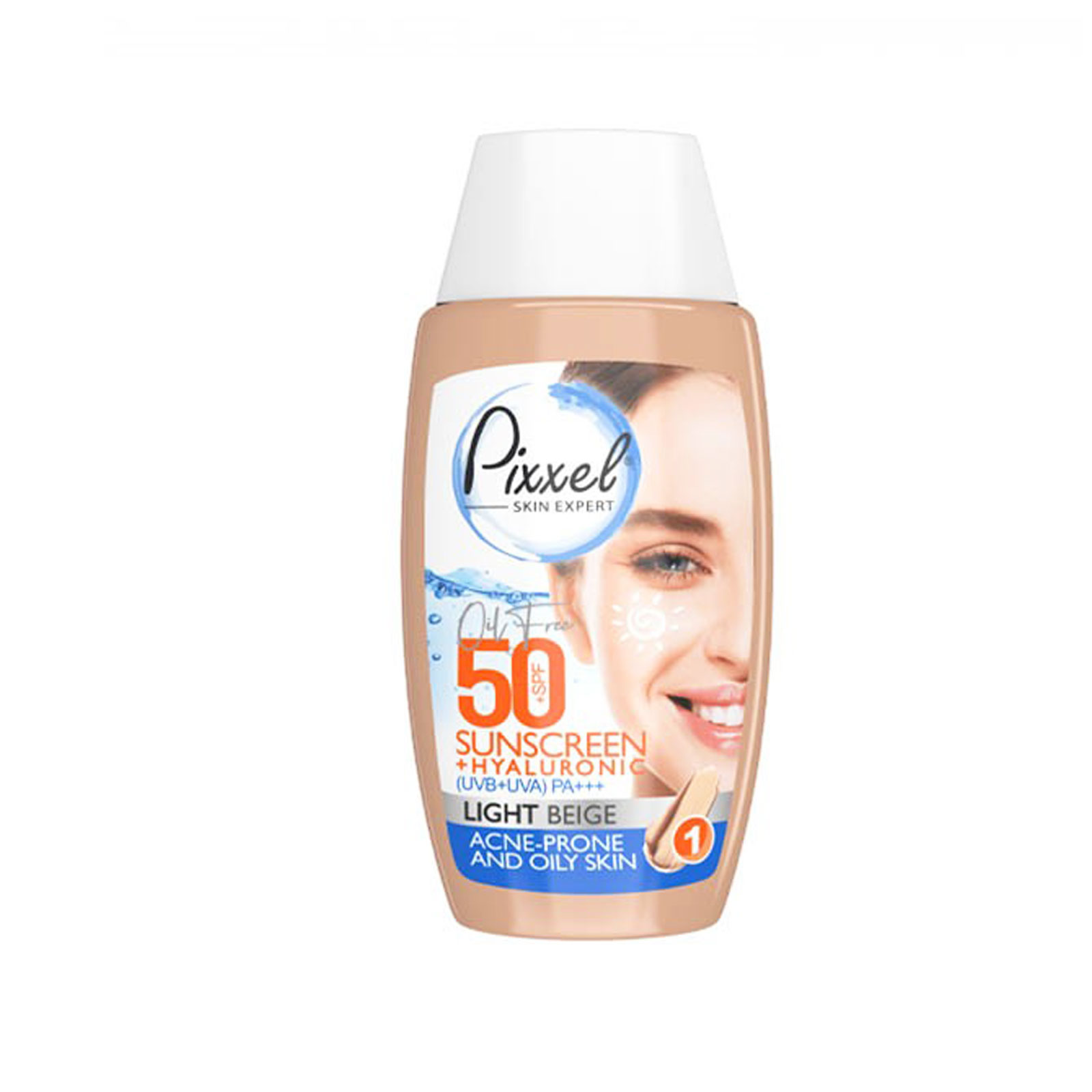 ضد‌ آفتاب رنگی لایت پیکسل مناسب پوست چرب SPF50