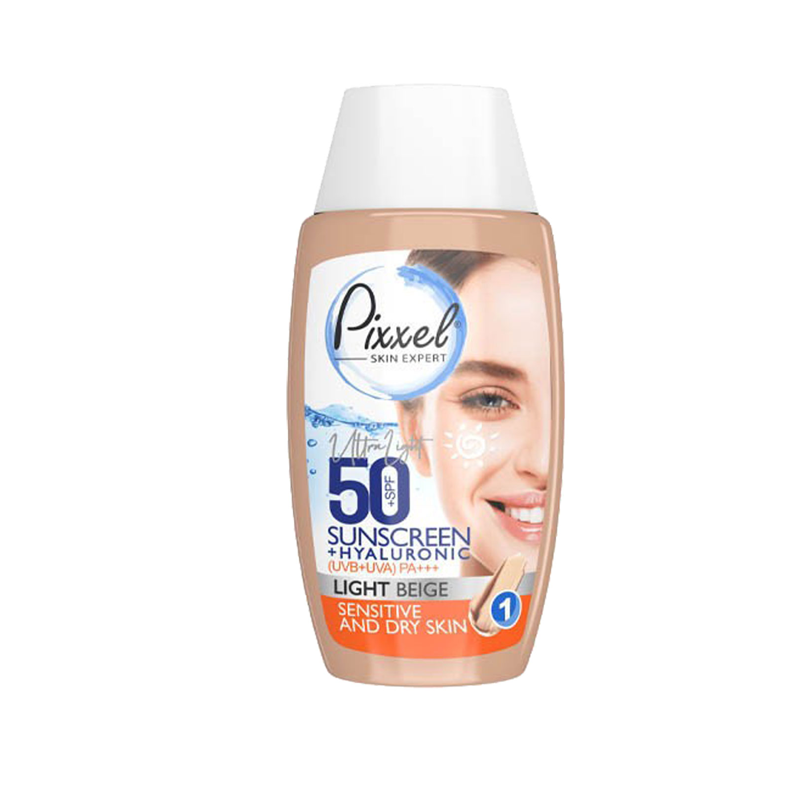 ضد‌ آفتاب رنگی لایت پیکسل مناسب پوست خشک SPF50