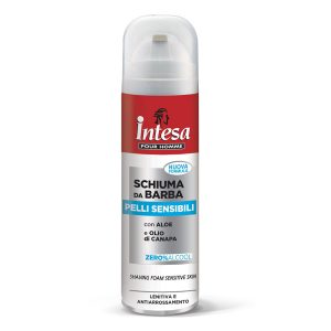 فوم اصلاح پوست های‌ حساس اینتسا Intesa Pelli Sensibili